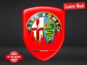 Alfa Romeo Pegatinas Logo Impresas Carreras Alta Calidad Personalizable